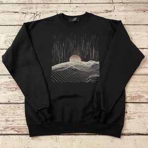 Neo Classic Trust Your Journey Crewneck Black Sweater Size‎ Medium Made In USA